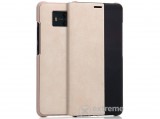 Gigapack Smart View Window álló bőr tok Huawei Mate 10 készülékhez, arany