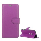 Gigapack Sony Xperia XZ3 (H9436) tok álló, bőr hatású (Flip, oldalra nyíló, asztali tartó funkció, prémium) lila