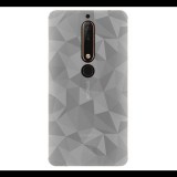 Gigapack Szilikon telefonvédő (3D, gyémánt minta) ÁTLÁTSZÓ [Nokia 6.1] (5996457767649) - Telefontok