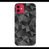Gigapack Szilikon telefonvédő (3D, gyémánt minta) FEKETE [Apple iPhone 11] (5996457903238) - Telefontok