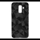 Gigapack Szilikon telefonvédő (3D, gyémánt minta) FEKETE [Samsung Galaxy A6+ (2018) SM-A605F] (5996457767236) - Telefontok
