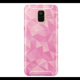 Gigapack Szilikon telefonvédő (3D, gyémánt minta) RÓZSASZÍN [Samsung Galaxy A6 (2018) SM-A600F] (5996457795406) - Telefontok