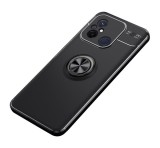 Gigapack Szilikon telefonvédő (asztali tartó funkció, telefontartó gyűrű, 360°-ban forgatható, beépített fémlemez) FEKETE Xiaomi Redmi 12C