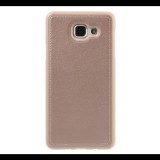 Gigapack Szilikon telefonvédő (bőr hatású hátlap) ROZÉARANY [Samsung Galaxy A7 (2016) SM-A710F] (5996457685967) - Telefontok