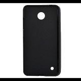 Gigapack Szilikon telefonvédő FÉNYES FEKETE [Nokia Lumia 635] (5996457464821) - Telefontok