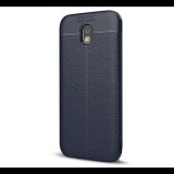Gigapack Szilikon telefonvédő (közepesen ütésálló, bőr hatású, varrás minta) SÖTÉTKÉK [Samsung Galaxy J3 (2017) SM-J330 EU] (5996457736591) - Telefontok