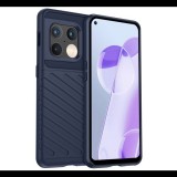 Gigapack Szilikon telefonvédő (közepesen ütésálló, csíkos, dombor minta) SÖTÉTKÉK [OnePlus 10 Pro 5G] (5996591153285)