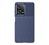 Gigapack Szilikon telefonvédő (közepesen ütésálló, csíkos, dombor minta) SÖTÉTKÉK Xiaomi Redmi Note 12 Pro, Xiaomi Poco X5 Pro 5G
