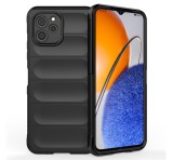 Gigapack Szilikon telefonvédő (közepesen ütésálló, kamera védelem, 3D minta) FEKETE Huawei Nova Y61