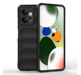 Gigapack Szilikon telefonvédő (közepesen ütésálló, kamera védelem, 3D minta) FEKETE Xiaomi Redmi Note 12 4G