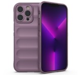 Gigapack Szilikon telefonvédő (közepesen ütésálló, kamera védelem, 3D minta) LILA Apple iPhone 14 Pro