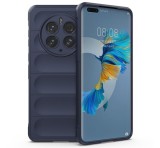 Gigapack Szilikon telefonvédő (közepesen ütésálló, kamera védelem, 3D minta) SÖTÉTKÉK Huawei Mate 50 Pro