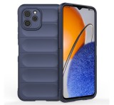 Gigapack Szilikon telefonvédő (közepesen ütésálló, kamera védelem, 3D minta) SÖTÉTKÉK Huawei Nova Y61