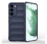 Gigapack Szilikon telefonvédő (közepesen ütésálló, kamera védelem, 3D minta) SÖTÉTKÉK Samsung Galaxy S23 Plus (SM-S916)