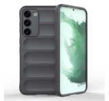 Gigapack Szilikon telefonvédő (közepesen ütésálló, kamera védelem, 3D minta) SÖTÉTSZÜRKE Samsung Galaxy S23 Plus (SM-S916)