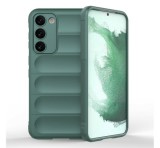 Gigapack Szilikon telefonvédő (közepesen ütésálló, kamera védelem, 3D minta) SÖTÉTZÖLD Samsung Galaxy S23 Plus (SM-S916)