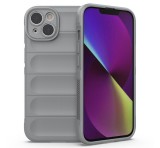 Gigapack Szilikon telefonvédő (közepesen ütésálló, kamera védelem, 3D minta) SZÜRKE Apple iPhone 14 Plus