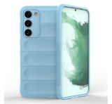 Gigapack Szilikon telefonvédő (közepesen ütésálló, kamera védelem, 3D minta) VILÁGOSKÉK Samsung Galaxy S23 Plus (SM-S916)