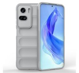 Gigapack Szilikon telefonvédő (közepesen ütésálló, kamera védelem, 3D minta) VILÁGOSSZÜRKE Honor 90 Lite 5G
