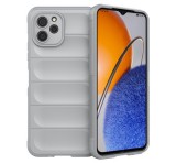 Gigapack Szilikon telefonvédő (közepesen ütésálló, kamera védelem, 3D minta) VILÁGOSSZÜRKE Huawei Nova Y61