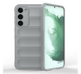 Gigapack Szilikon telefonvédő (közepesen ütésálló, kamera védelem, 3D minta) VILÁGOSSZÜRKE Samsung Galaxy S23 Plus (SM-S916)