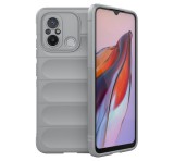 Gigapack Szilikon telefonvédő (közepesen ütésálló, kamera védelem, 3D minta) VILÁGOSSZÜRKE Xiaomi Redmi 12C