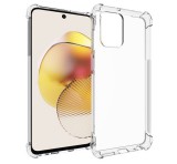 Gigapack Szilikon telefonvédő (közepesen ütésálló, légpárnás sarok) ÁTLÁTSZÓ Motorola Moto G73