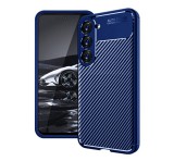 Gigapack Szilikon telefonvédő (közepesen ütésálló, légpárnás sarok, karbon minta) SÖTÉTKÉK Samsung Galaxy S23 Plus (SM-S916)