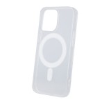 Gigapack Szilikon telefonvédő (közepesen ütésálló, légpárnás sarok, MagSafe) ÁTLÁTSZÓ Apple iPhone 14