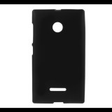 Gigapack Szilikon telefonvédő (matt) FEKETE [Microsoft Lumia 435 Dual Sim] (5996457535156) - Telefontok