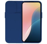 Gigapack Szilikon telefonvédő (matt, mikrofiber plüss belső, kamera védelem) SÖTÉTKÉK Samsung Galaxy S23 (SM-S911)