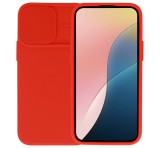 Gigapack Szilikon telefonvédő (matt, mikrofiber plüss belső, kameravédő) PIROS Apple iPhone 16 Plus