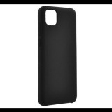Gigapack Szilikon telefonvédő (matt, mikrofiber plüss karcolásmentesítő belső, prémium) FEKETE [Honor 9S] (5996591000817) - Telefontok
