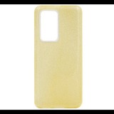 Gigapack Szilikon telefonvédő (műanyag belső, csillogó hátlap) ARANY [Huawei P40 Pro 5G] (5996457980437) - Telefontok