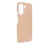 Gigapack Szilikon telefonvédő (műanyag belső, csillogó hátlap) ARANY Xiaomi Redmi 13C