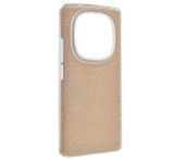 Gigapack Szilikon telefonvédő (műanyag belső, csillogó hátlap) ARANY Xiaomi Redmi Note 14 Pro 4G