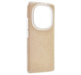 Gigapack Szilikon telefonvédő (műanyag belső, csillogó hátlap) ARANY Xiaomi Redmi Note 14 Pro Plus 5G