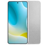 Gigapack Szilikon telefonvédő (műanyag belső, csillogó hátlap) EZÜST Apple iPhone 16 Pro