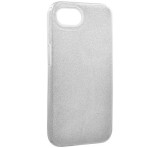 Gigapack Szilikon telefonvédő (műanyag belső, csillogó hátlap) EZÜST Apple iPhone 16e