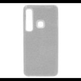 Gigapack Szilikon telefonvédő (műanyag belső, csillogó hátlap) EZÜST [Samsung Galaxy A9 (2018) SM-A920] (5996457842438) - Telefontok