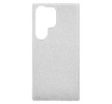 Gigapack Szilikon telefonvédő (műanyag belső, csillogó hátlap) EZÜST Samsung Galaxy S25 Ultra (SM-S938)