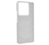 Gigapack Szilikon telefonvédő (műanyag belső, csillogó hátlap) EZÜST Xiaomi Redmi Note 14 5G
