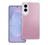 Gigapack Szilikon telefonvédő (műanyag belső, csillogó hátlap) RÓZSASZÍN Samsung Galaxy S25 Edge (SM-S937)