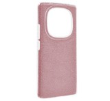 Gigapack Szilikon telefonvédő (műanyag belső, csillogó hátlap) RÓZSASZÍN Xiaomi Redmi Note 14 Pro 4G