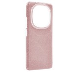 Gigapack Szilikon telefonvédő (műanyag belső, csillogó hátlap) RÓZSASZÍN Xiaomi Redmi Note 14 Pro 5G