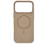 Gigapack Szilikon telefonvédő (műanyag hátlap, kameravédő, MagSafe, csillogó) BARNA Apple iPhone 17 Pro Max