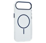 Gigapack Szilikon telefonvédő (műanyag hátlap, kameravédő, MagSafe, légpárnás sarok) SÖTÉTKÉK Apple iPhone Air