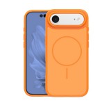 Gigapack Szilikon telefonvédő (műanyag hátlap, ütésállóság, légpárnás sarok, kameravédő, MagSafe) NARANCSSÁRGA Apple iPhone Air