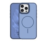 Gigapack Szilikon telefonvédő (műanyag hátlap, ütésállóság, légpárnás sarok, kameravédő, MagSafe) SÖTÉTKÉK Apple iPhone 16 Pro