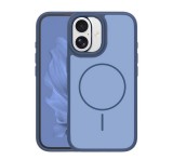 Gigapack Szilikon telefonvédő (műanyag hátlap, ütésállóság, légpárnás sarok, kameravédő, MagSafe) SÖTÉTKÉK Apple iPhone 17